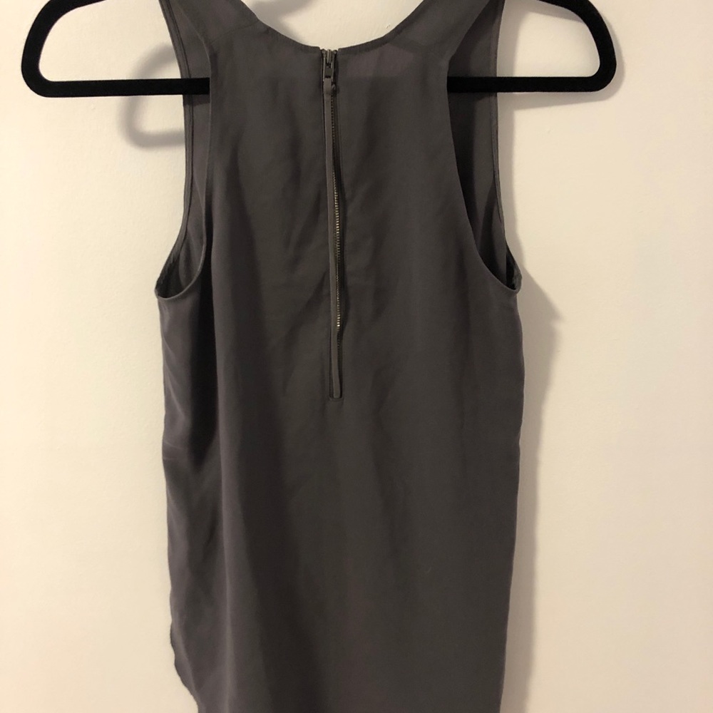 Wilfred Grey Zipper Racer Back Top - Picture 2 of 2